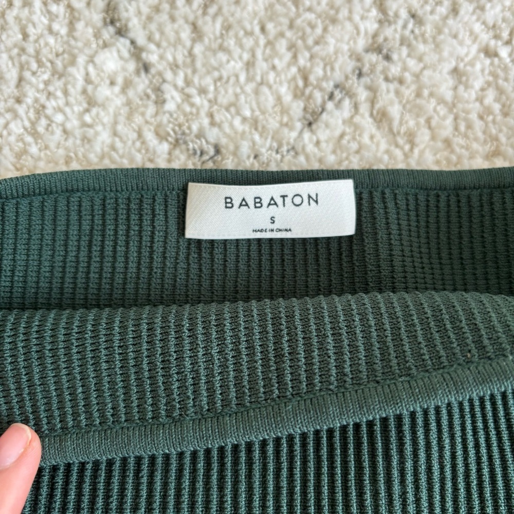 Babaton Knit Green Tube Top - Picture 2 of 3